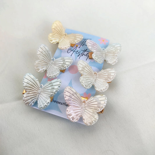 Butterfly Mini Hair Clips (Pack of 6)