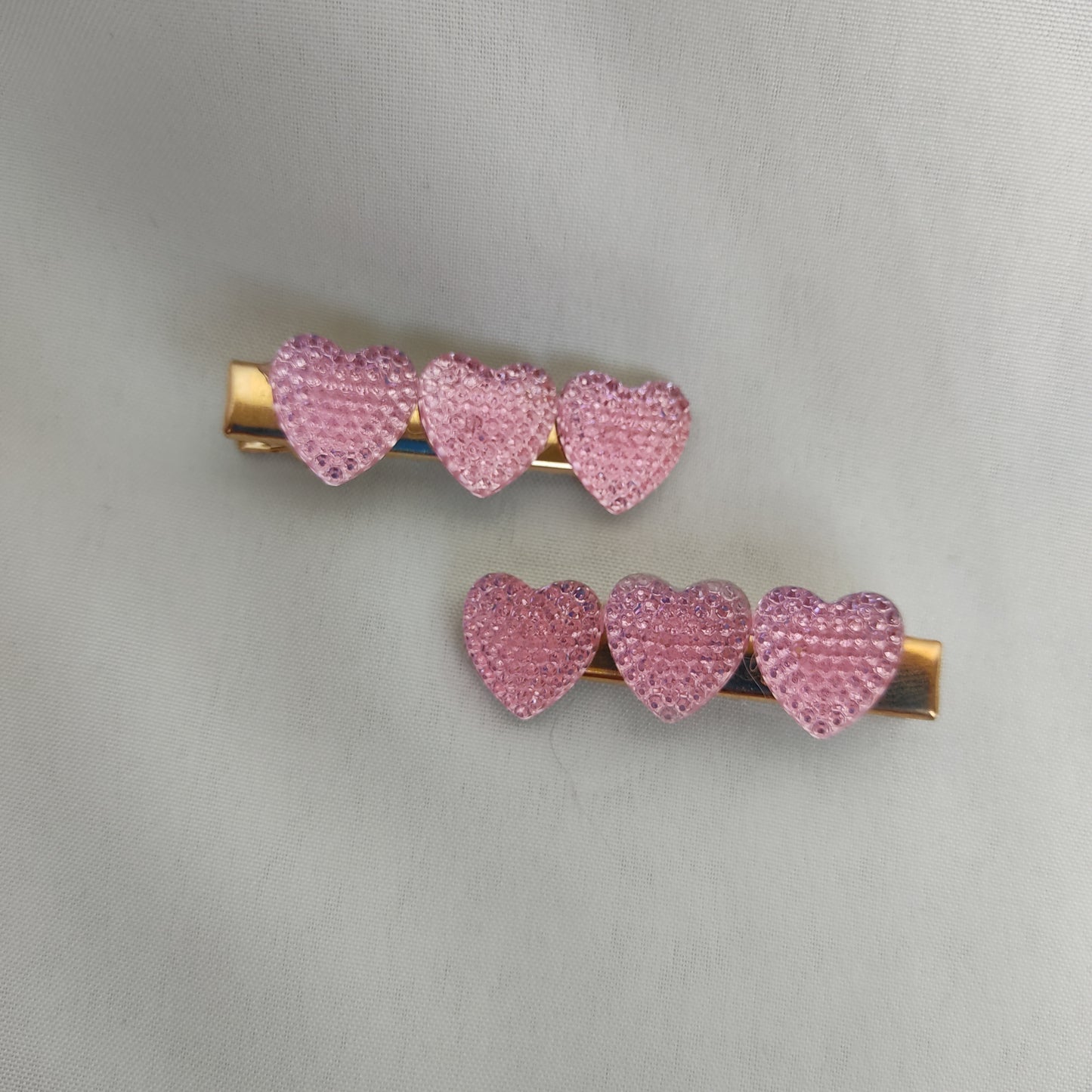 Heart Hair Clips (Set of 2)