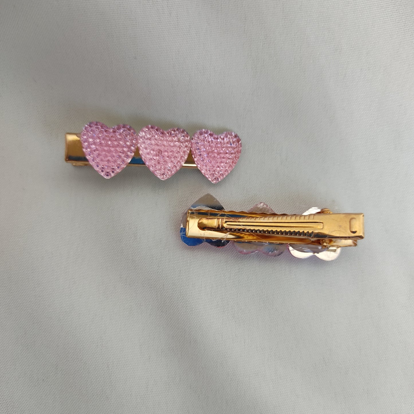 Heart Hair Clips (Set of 2)