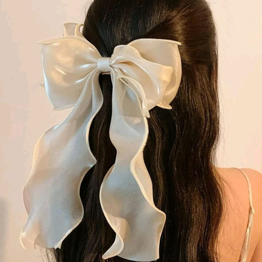 Organza Ribbon Hair Bow