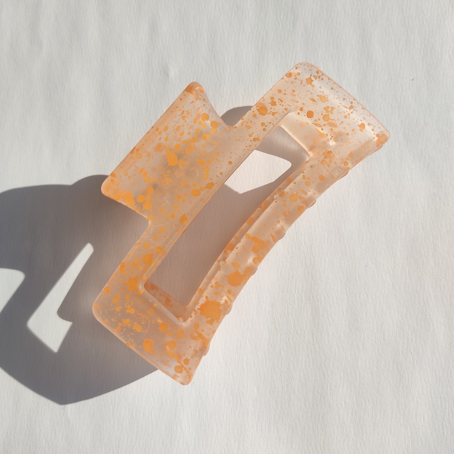 Bella Frosted Colour Speckled Hair Claw