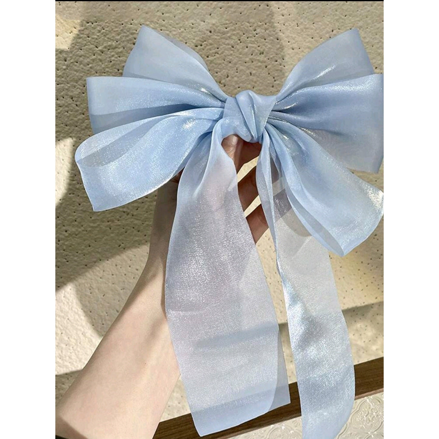 Organza Ribbon Hair Bow