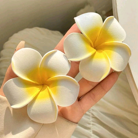 Tropical Flower Hair Clips (Set of 2)