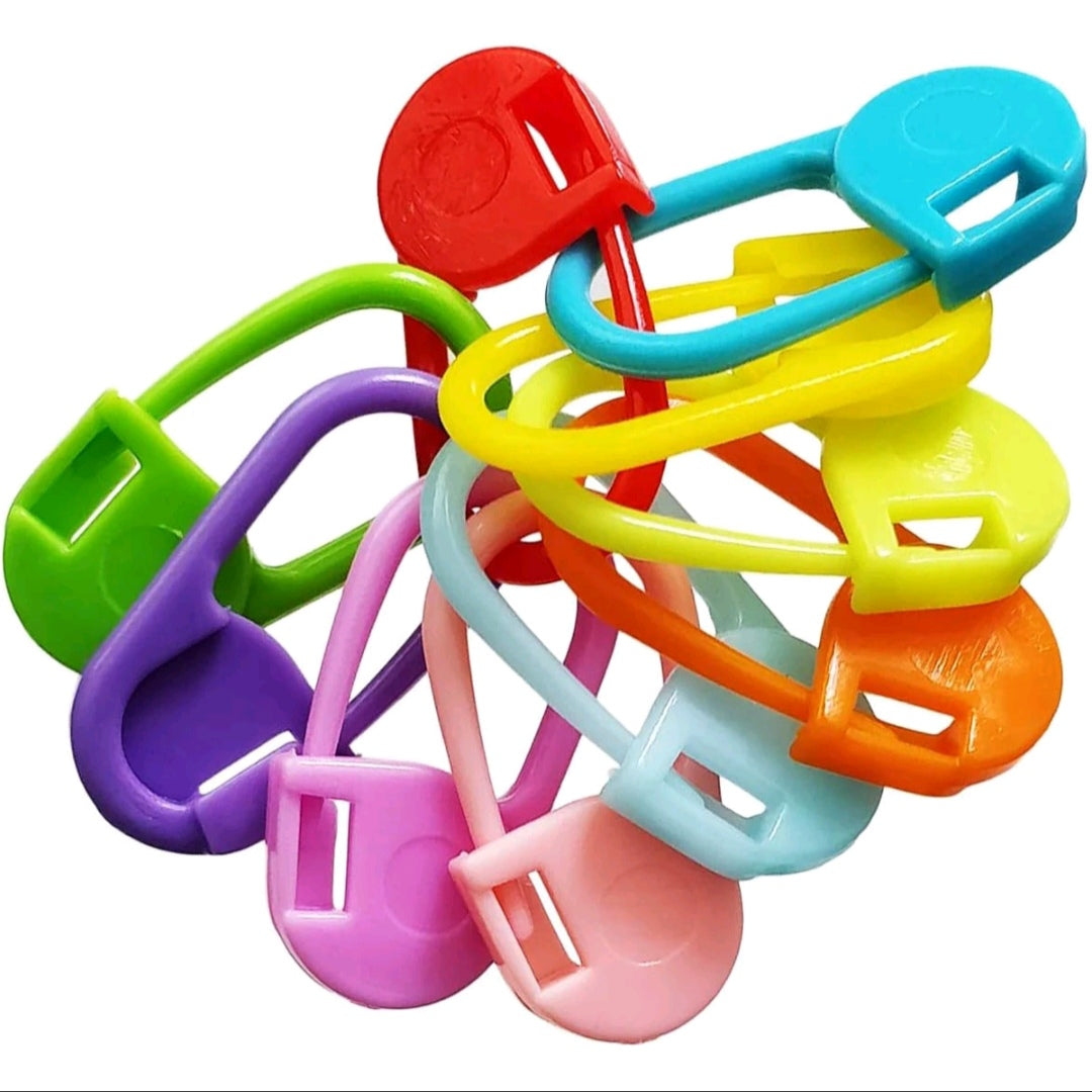 Knitting or Crochet Stitch Markers -  20 piece