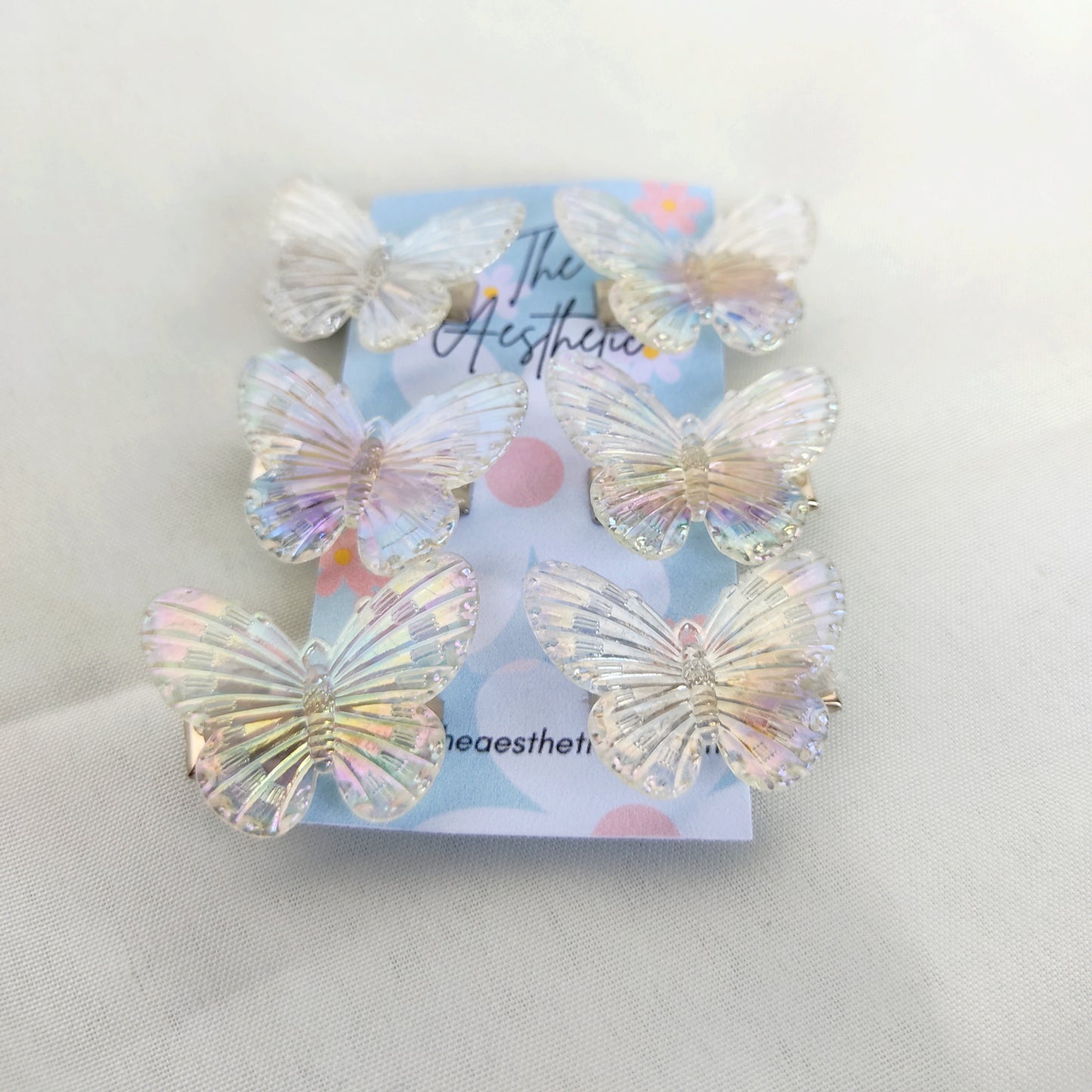 Butterfly Mini Hair Clips (Pack of 6)