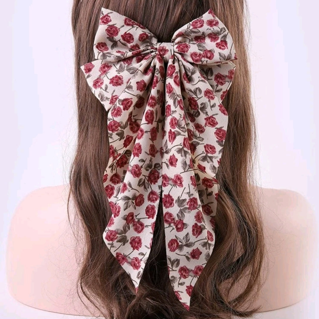 Floral Hair Bow