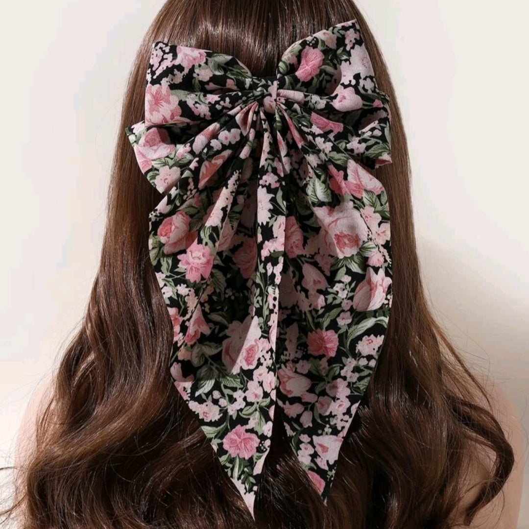 Floral Hair Bow