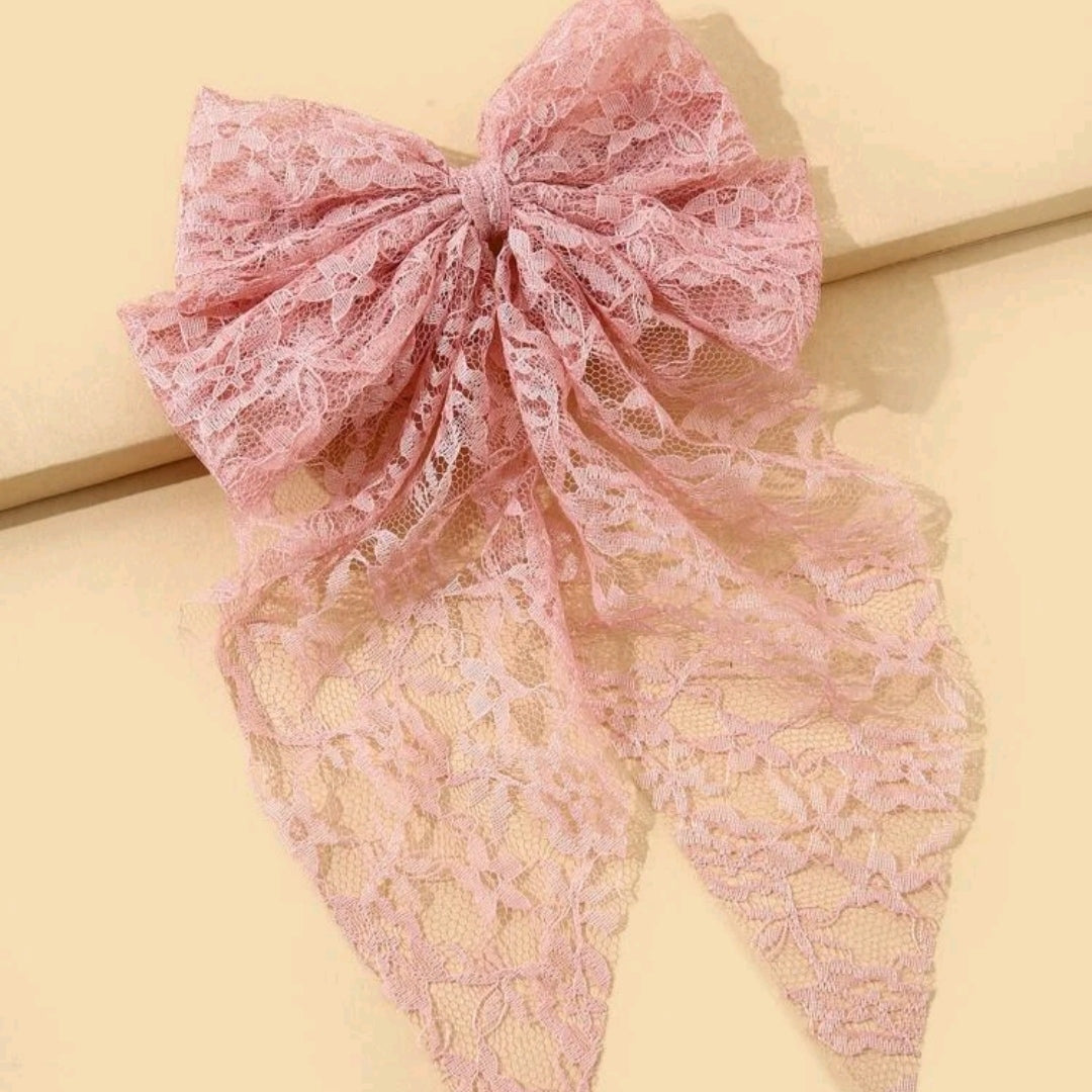 Lace  Hair Bow