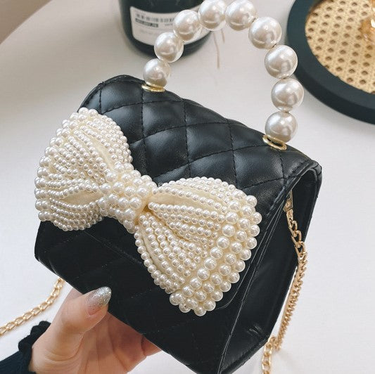 Pearl Bow Handbag